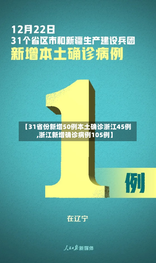 【31省份新增50例本土确诊浙江45例,浙江新增确诊病例105例】